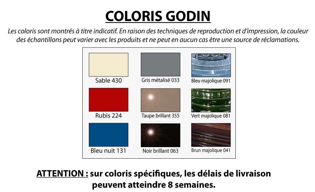 Poêle à Bois GODIN BIOFONTE Vert 9 kW