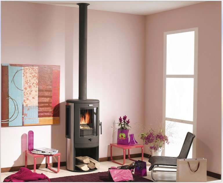 Poêle à Bois GODIN BERMUDES Anthracite 7 kW