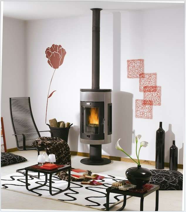 Poêle à Bois GODIN VOLUBILIS Anthracite 6 kW