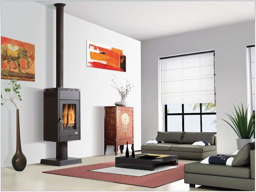 Poêles à Bois GODIN LAMTA Anthracite 8 kW
