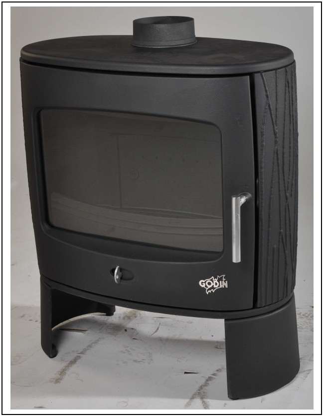 Poêle à Bois GODIN ECLIPSE Anthracite 8 kW