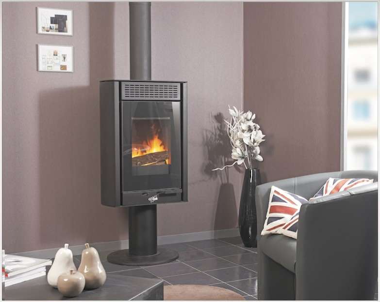 Poêle à Bois GODIN TERTRE Etanche Anthracite 6 kW