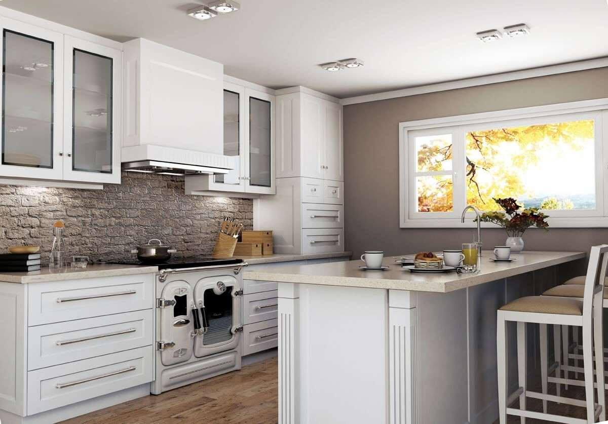 Cuisinière Bois LACUNZA CLASICA 5 Crème 9 kW
