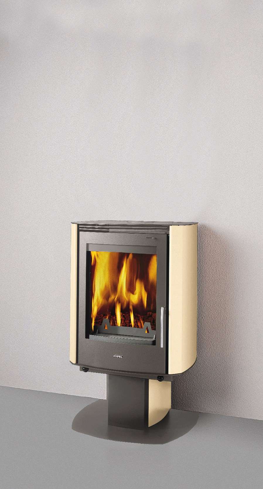 Poêle à bois SUPRA LOUISIANE 2 03 Ivoire 9 kW