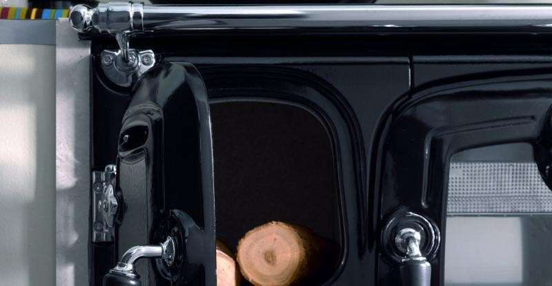 Cuisinière Bois LACUNZA CLASICA 5 Noir et Laitonnée 9 kW