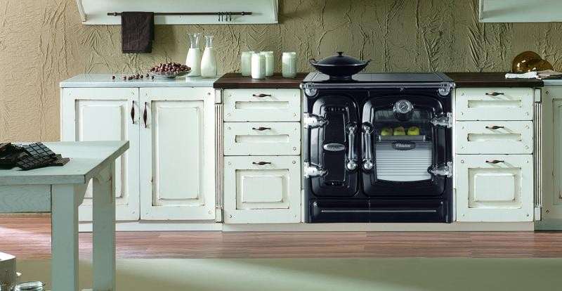 Cuisinière Bois LACUNZA CLASICA 5 Noir et Laitonnée 9 kW