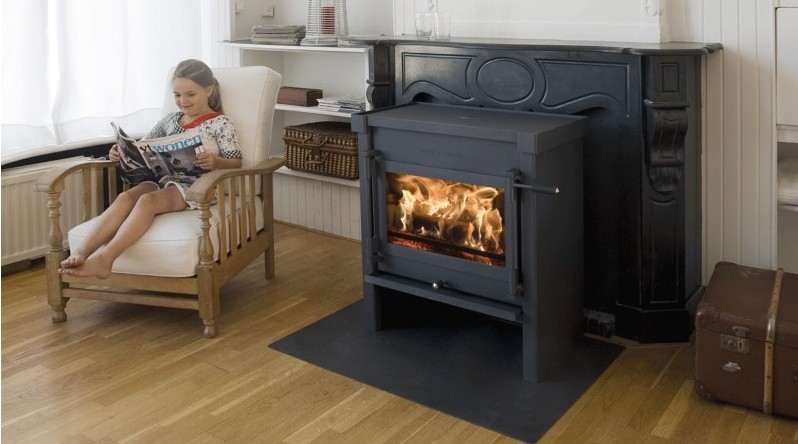 Poêle à Bois SYLVATIKA JACOBUS Acier Noir 12 kW