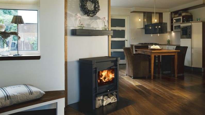 Poêle à Bois SYLVATIKA JACOBUS Acier Noir 12 kW