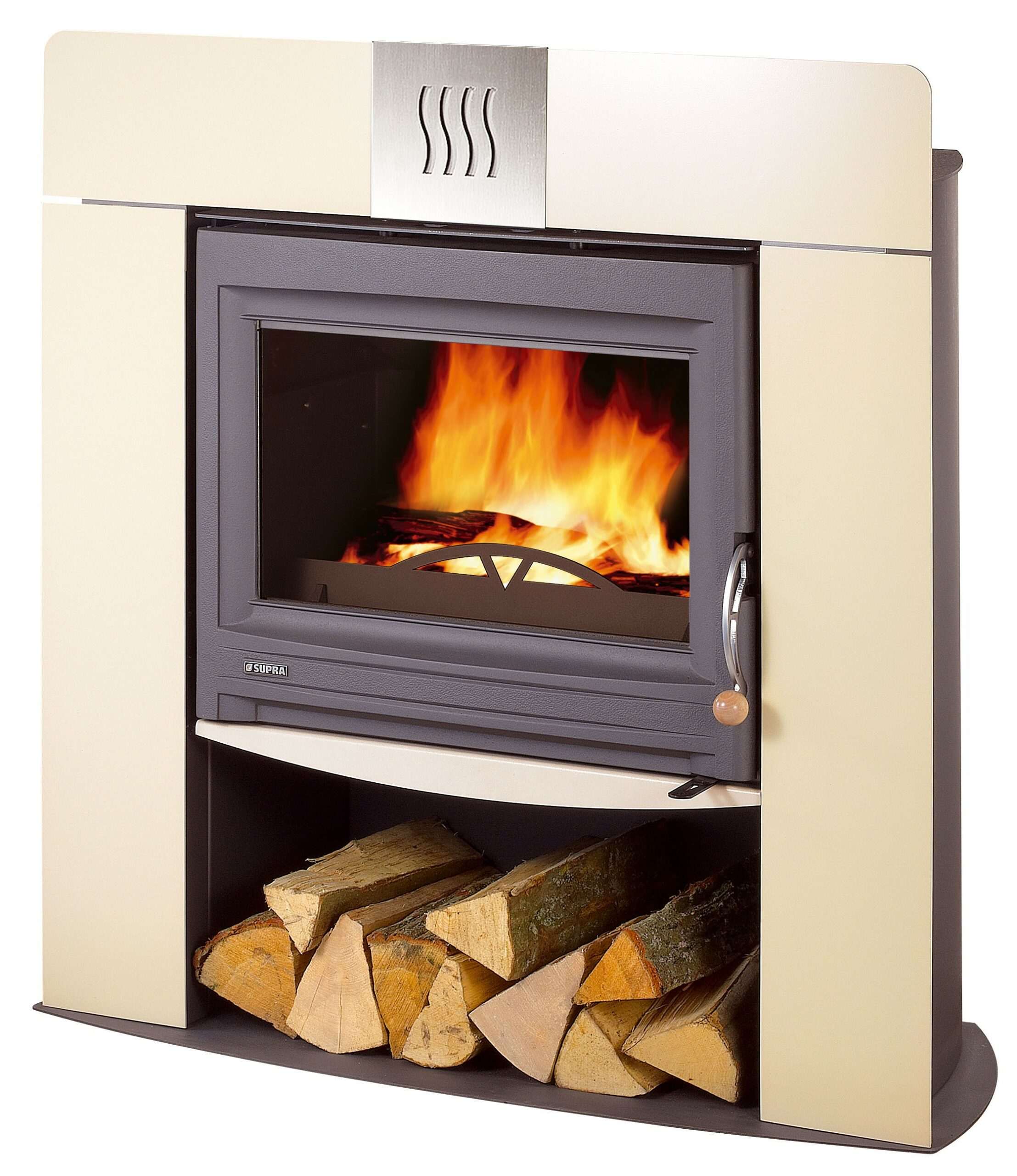 Poêle Cheminée AROLA 03 Ivoire10 kW