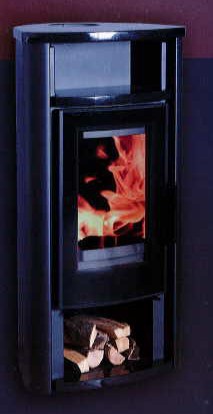 Poêle à Bois VALMON ALPHA Noir 7 kW