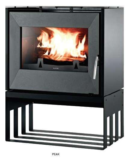 Poêle à Bois SUPRA PEAK Noir 9 kW