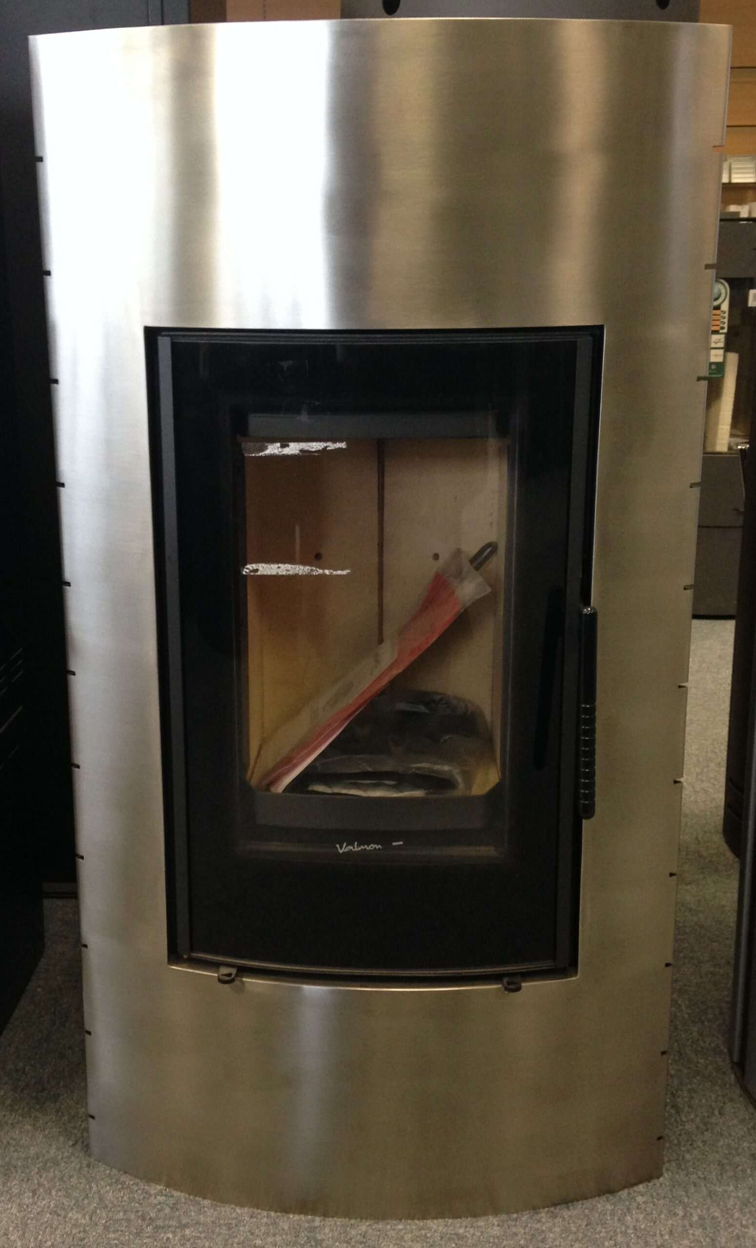 Poêle à bois VALMON BETA Inox 7 kW