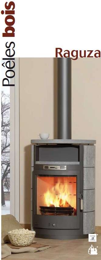 Poêle à Bois FRANCOBELGE RAGUZA Pierre Ollaire 9 kW