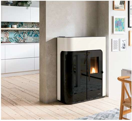 Poêle à Granulés PALAZZETTI ELISABETH Blanc 12 kW
