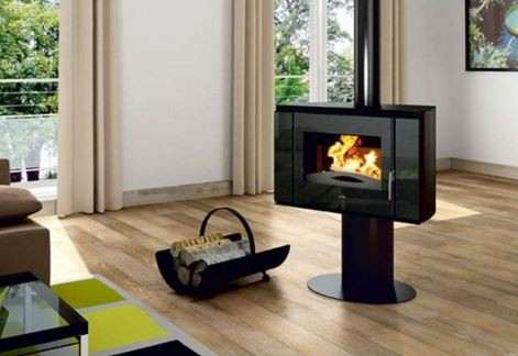 Poêle a Bois SUPRA ROCKSCREEN Noir 10 kW