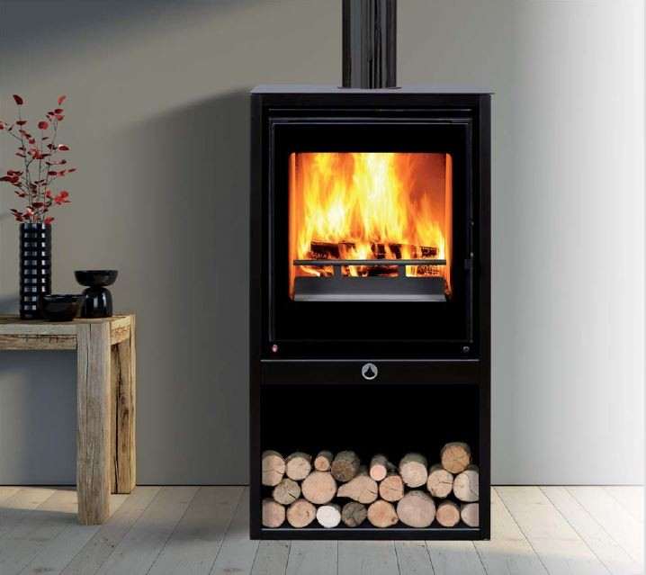 Poêle à Bois DEVILLE MERCURE 50 Noir 7 kW
