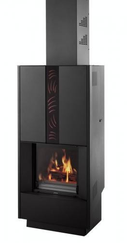 Cheminée prête à poser SUPRA VANOISE 03 Ivoire Bûches 58 cm 9 kW