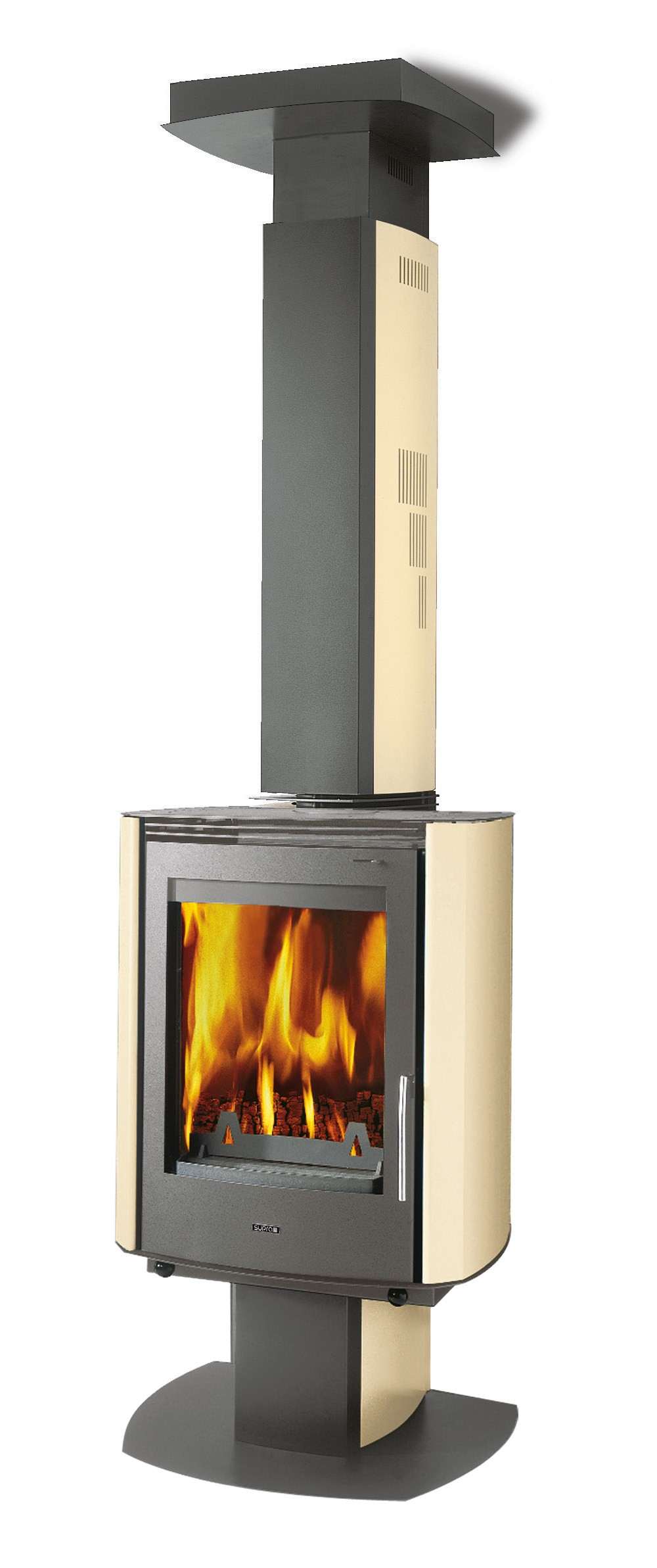 Cheminée SUPRA LOUISIANE 3 03 Ivoire 7 kW