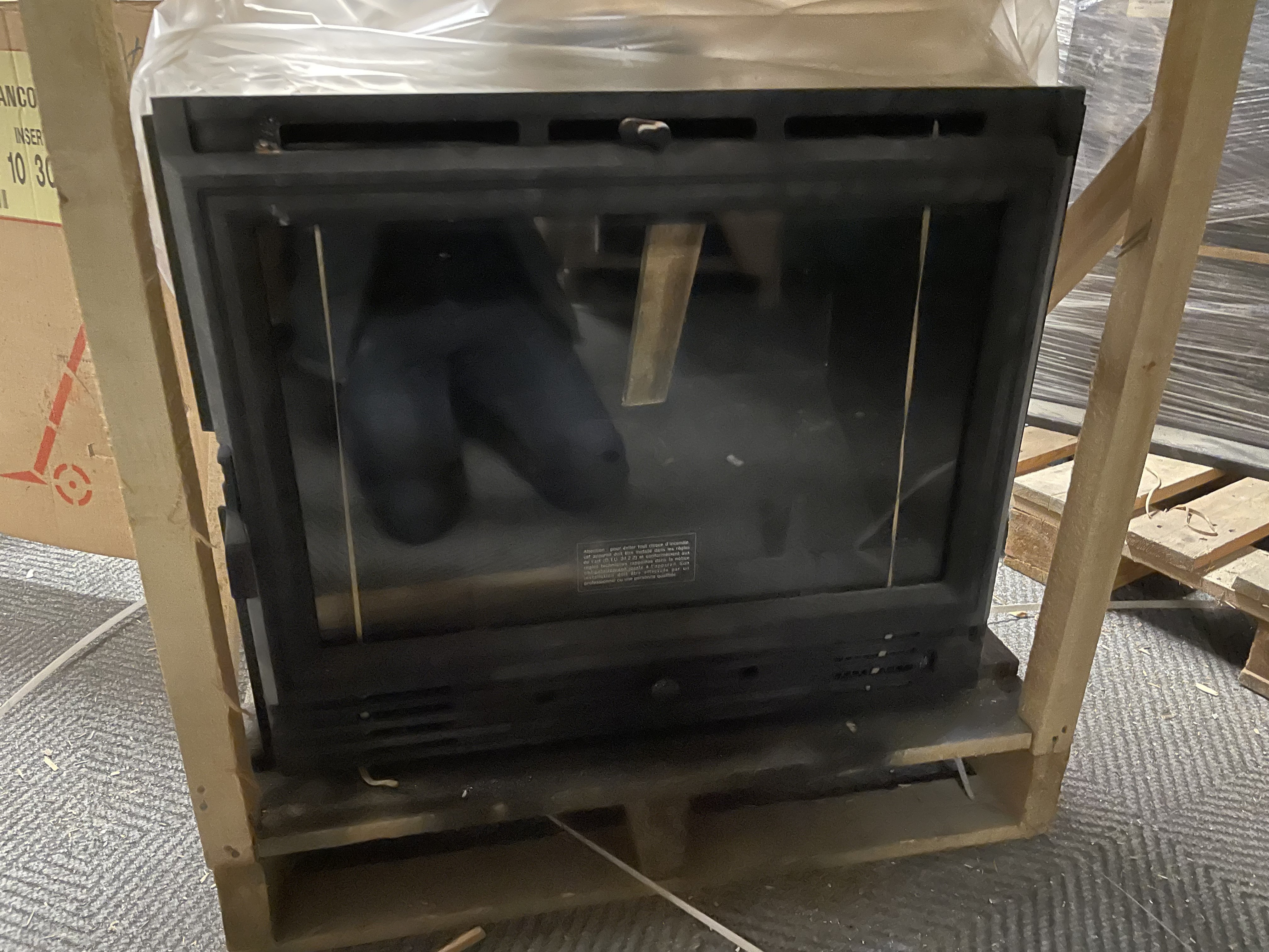 Insert Bois FRANCO BELGE Tout Fonte 10 kW