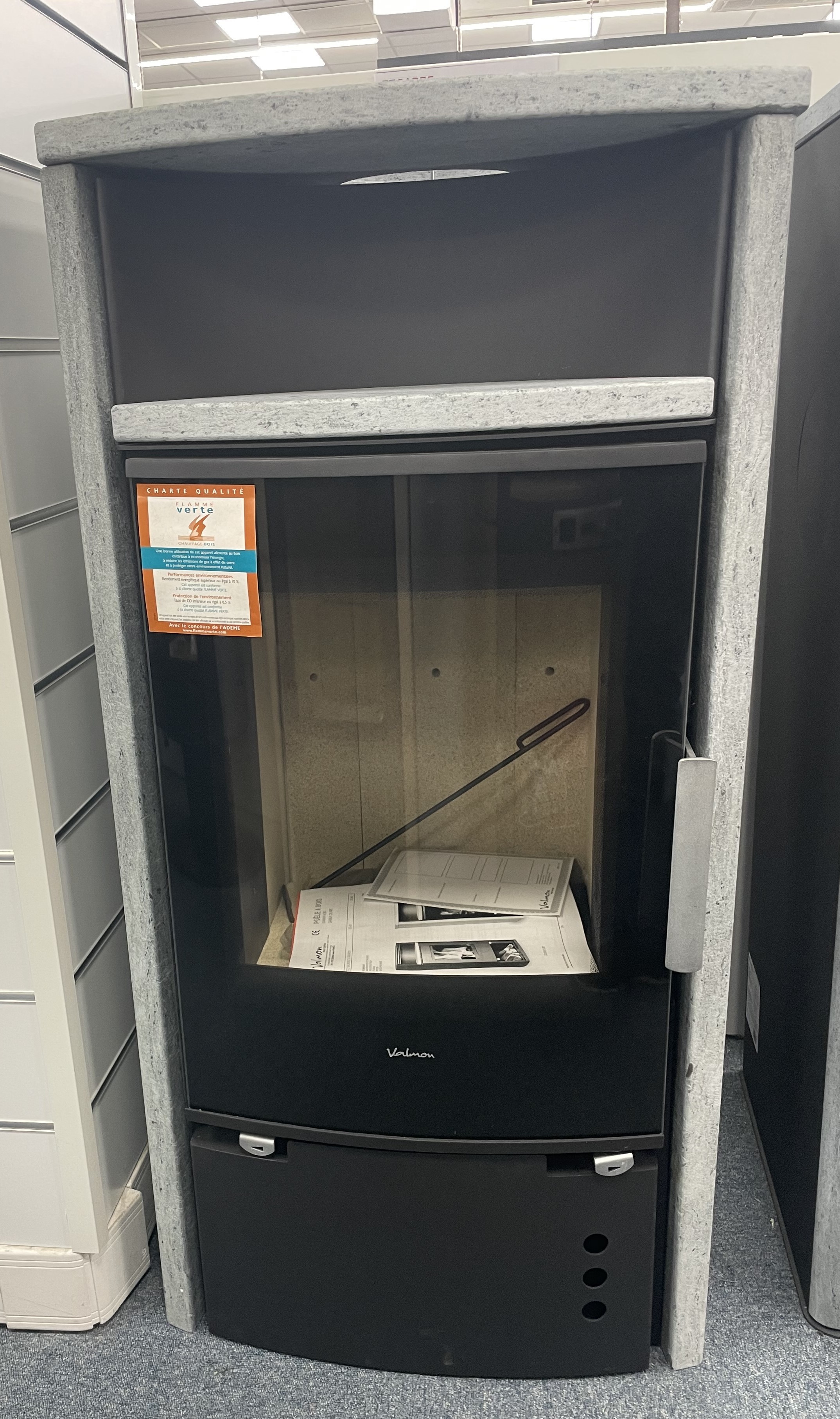 Poêle à Bois VALMON GAMMA Ollaire 8 kW