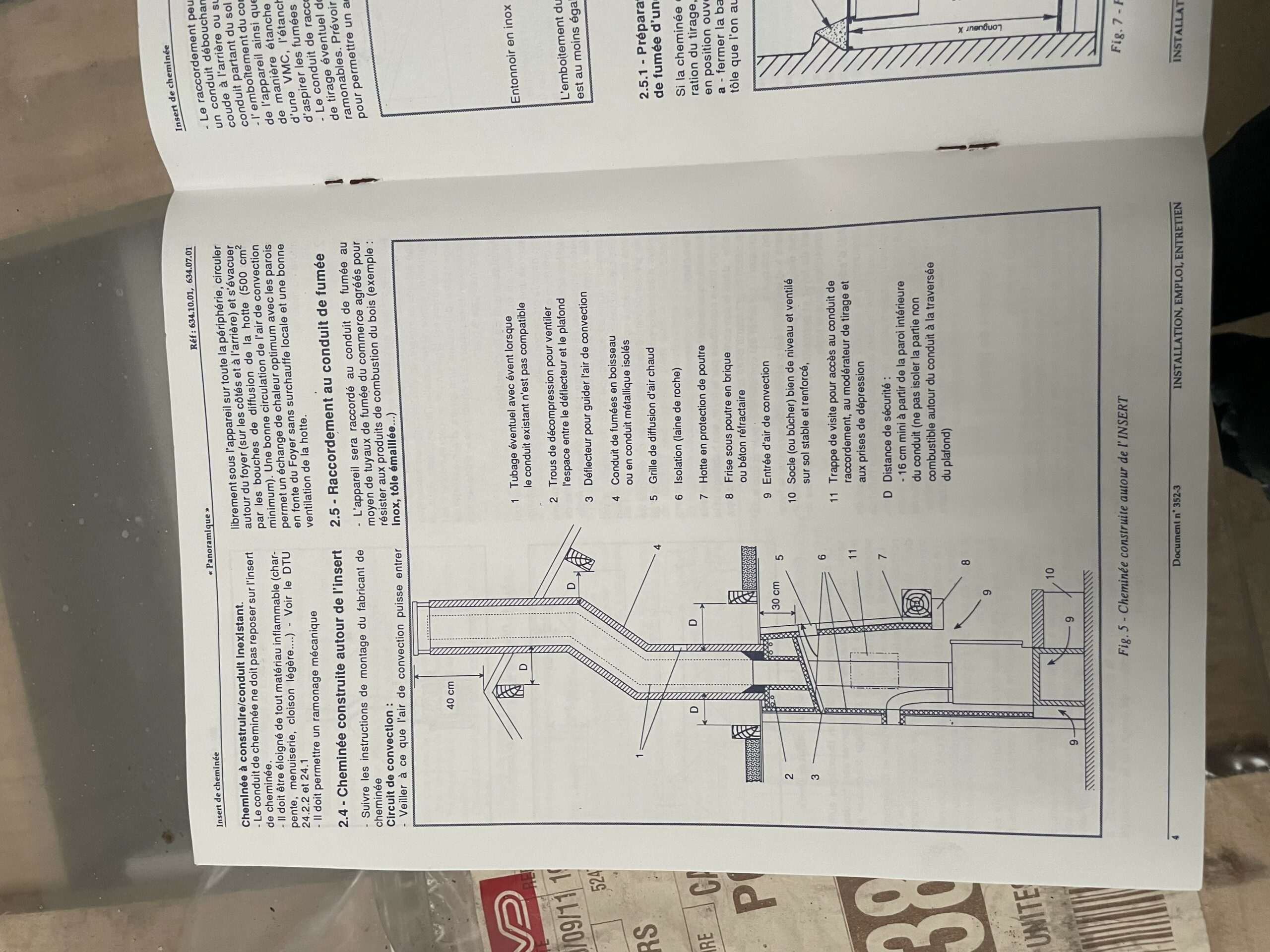 Insert Bois Gd/Ecran Franco-belge 6341001Y
