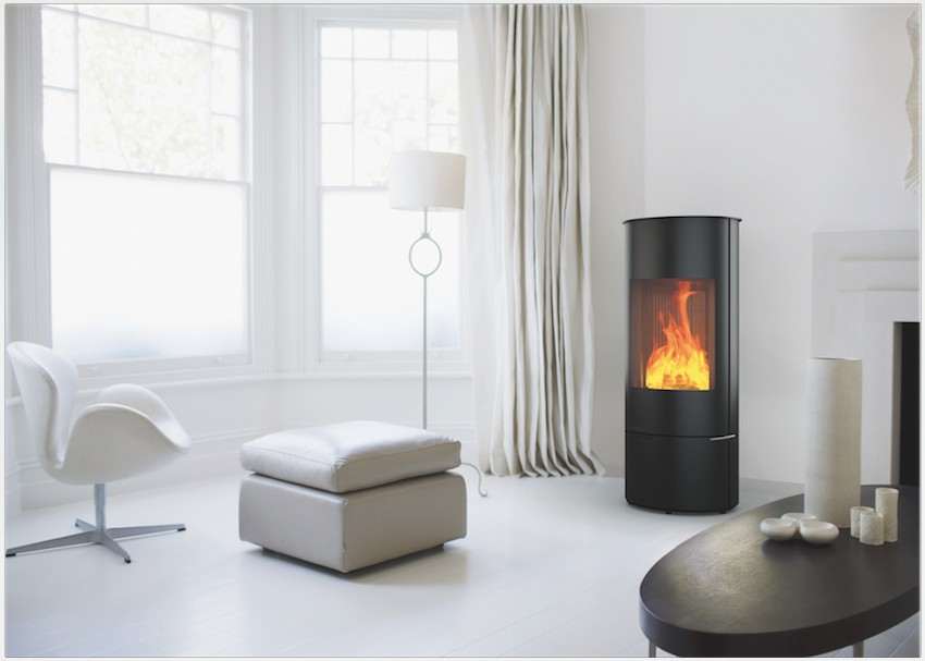 Poêle à Bois DEVILLE SATURNE Etanche Noir 7 kW